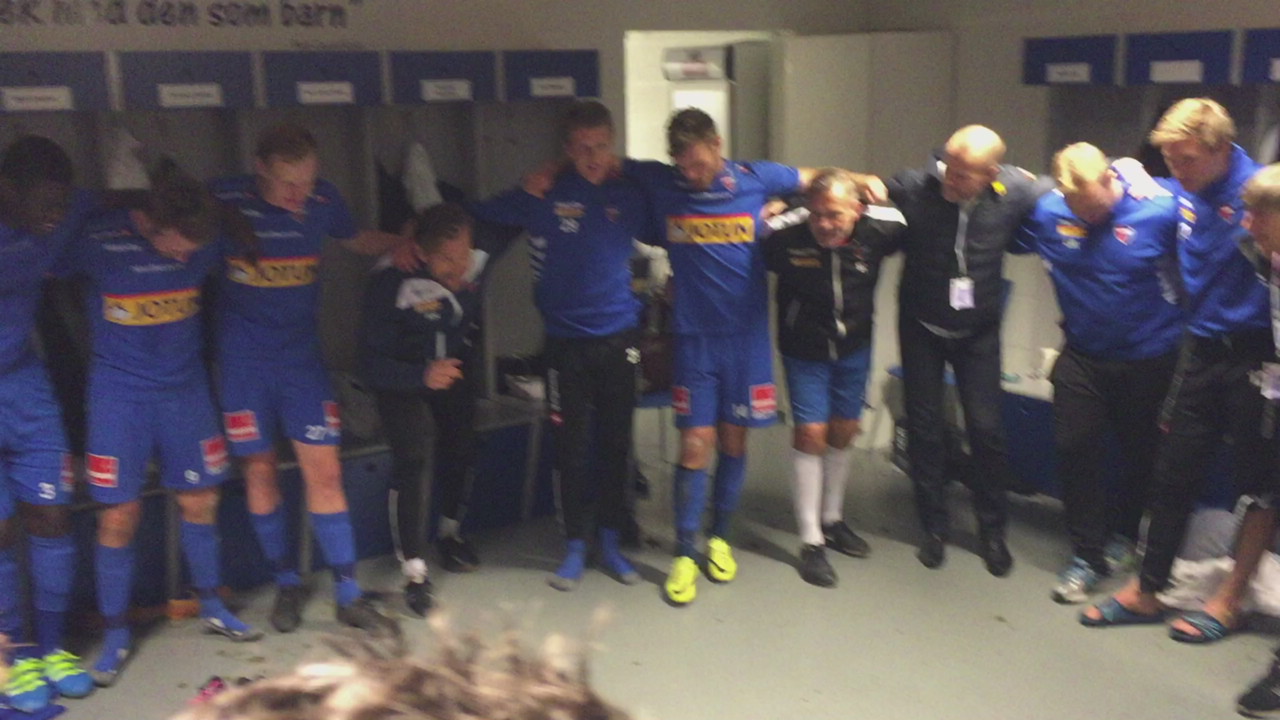 Jubel fra garderoben